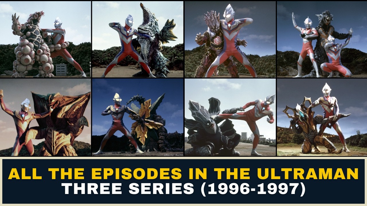 All The Episodes In The Ultraman Three Series (1996-1997) #ultraman #ultramantiga #ultramanzero