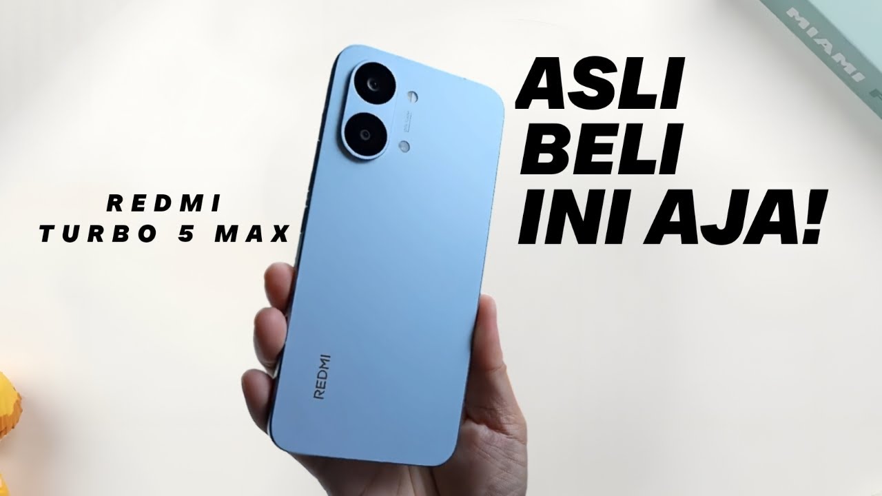 BRUTAL PARAH!! REDMI TURBO 5 MAX - 9000 mAh, Dimensity 9500s Hanya 6 Jutaan!