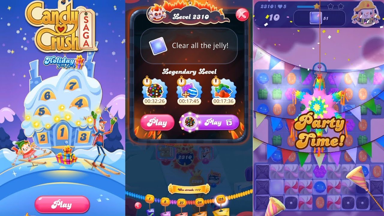 New Season Party Booster | Legendary Level 2310 | Free Booster | Candy Crush Saga | Candy Crush