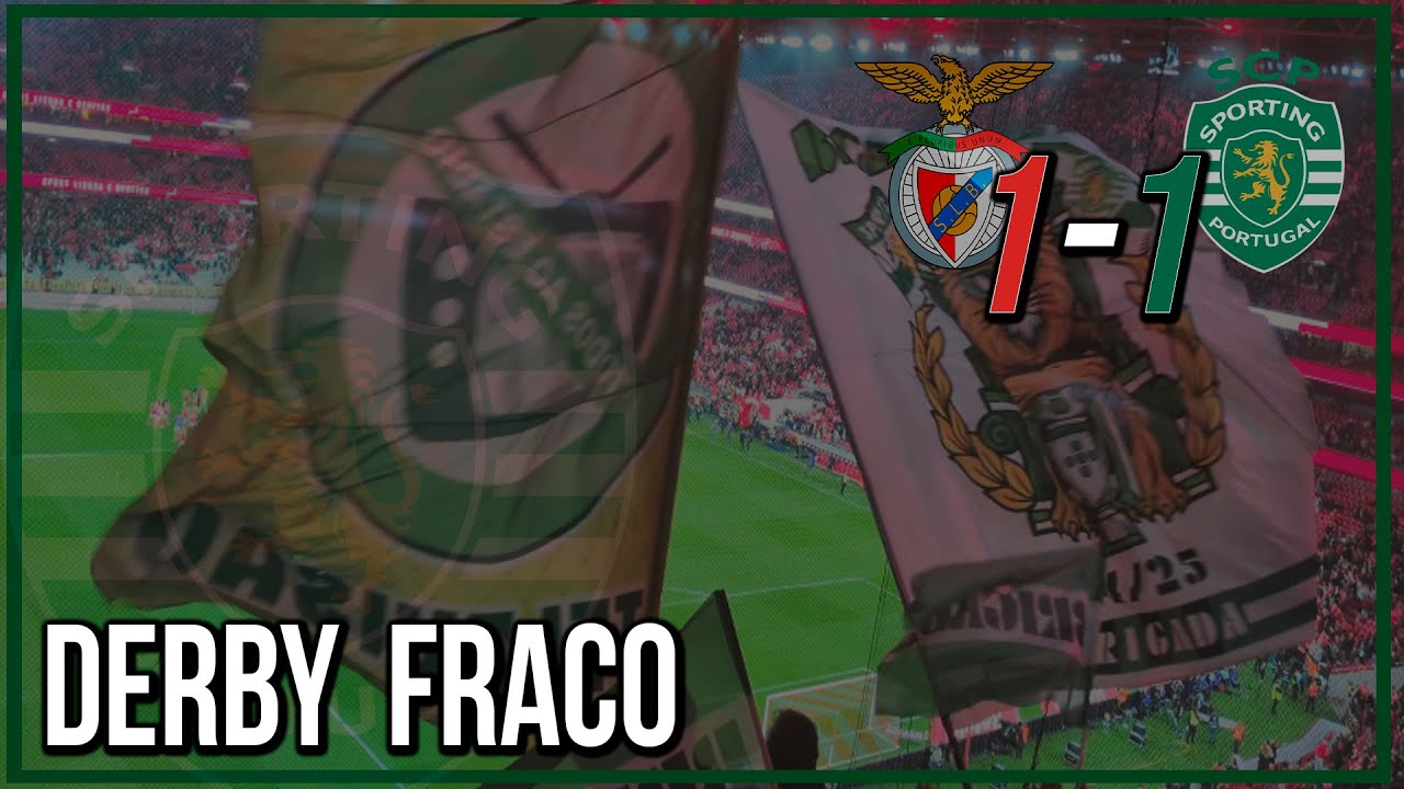 Pedia-se mais no derby de Lisboa! | SL Benfica 1 - 1 SPORTING CP | Rumo ao Tri!