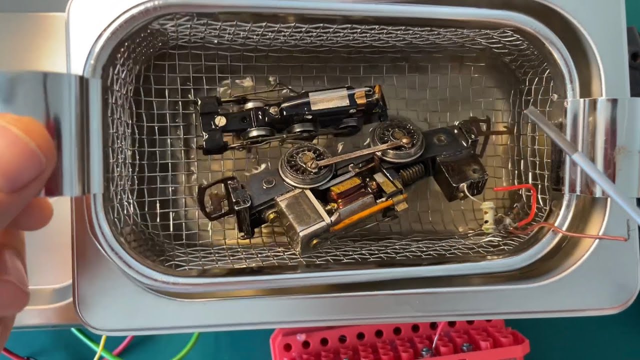 Доставка eBay. Ультразвуковая ванна для тестирования калибров N и 00/шкалы Hornby Triang Graham F...