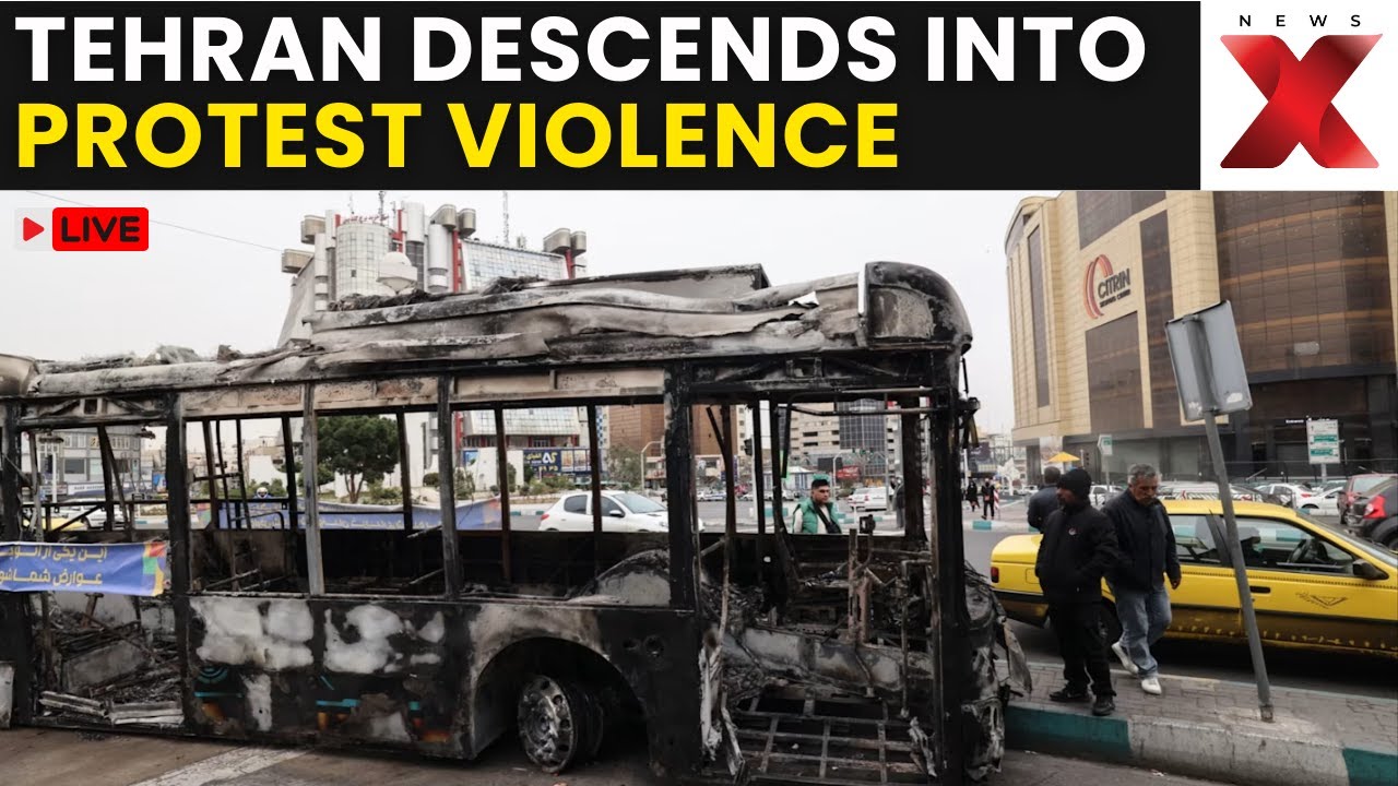 Iran Protest LIVE | Streets of Tehran Explode as Protests Turn Violent