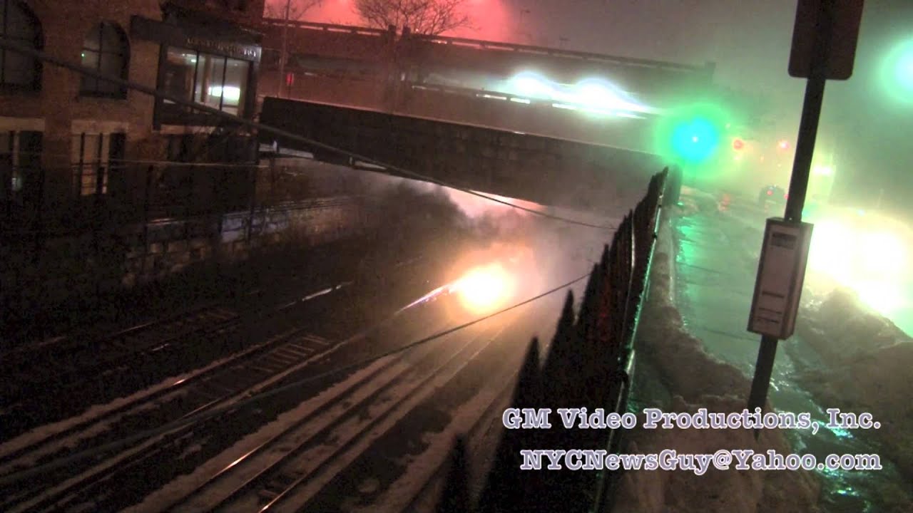 1-6-14 - Metro North track explosion at West 1st and South 6th - Mt Vernon