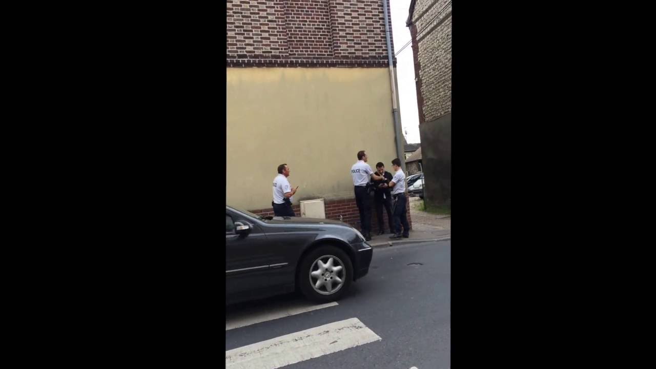 Interpellation de David Van Hemelryck. Saint-Etienne-du-Rouvray/France - 27 Juillet 2016