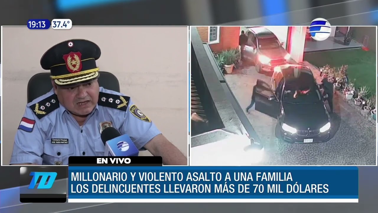 ¡De terror! Millonario  y violento robo en Asunción