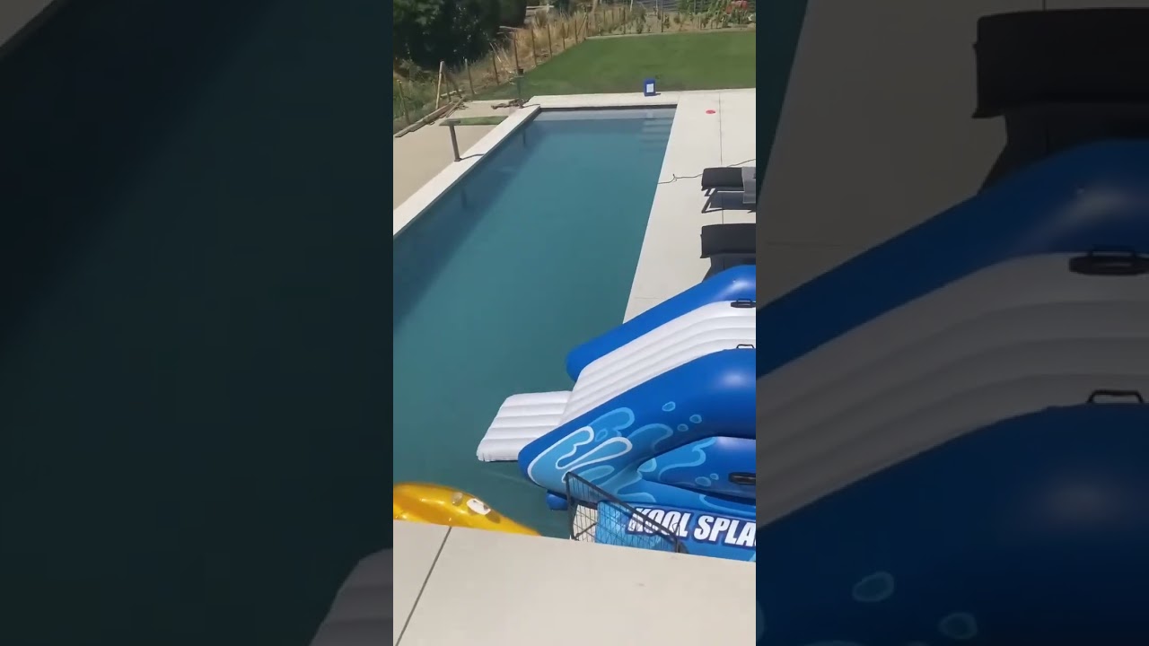 Relaxing Pool View with Music | Sunny Summer Vibes