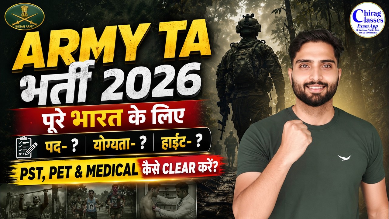 Territorial Army Recruitment 2026 | Age, Height, Qualification & Selection Process