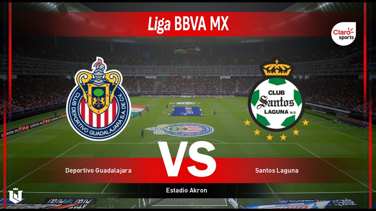 Chivas vs Santos Laguna ● Clausura Liga Mx 2026 ● Gameplay Pes 2021