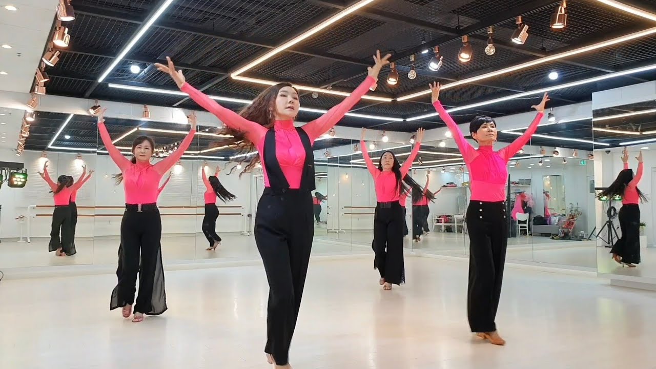Just One Day (средний уровень NC2) линейный танец | Withus Korea, Сеул