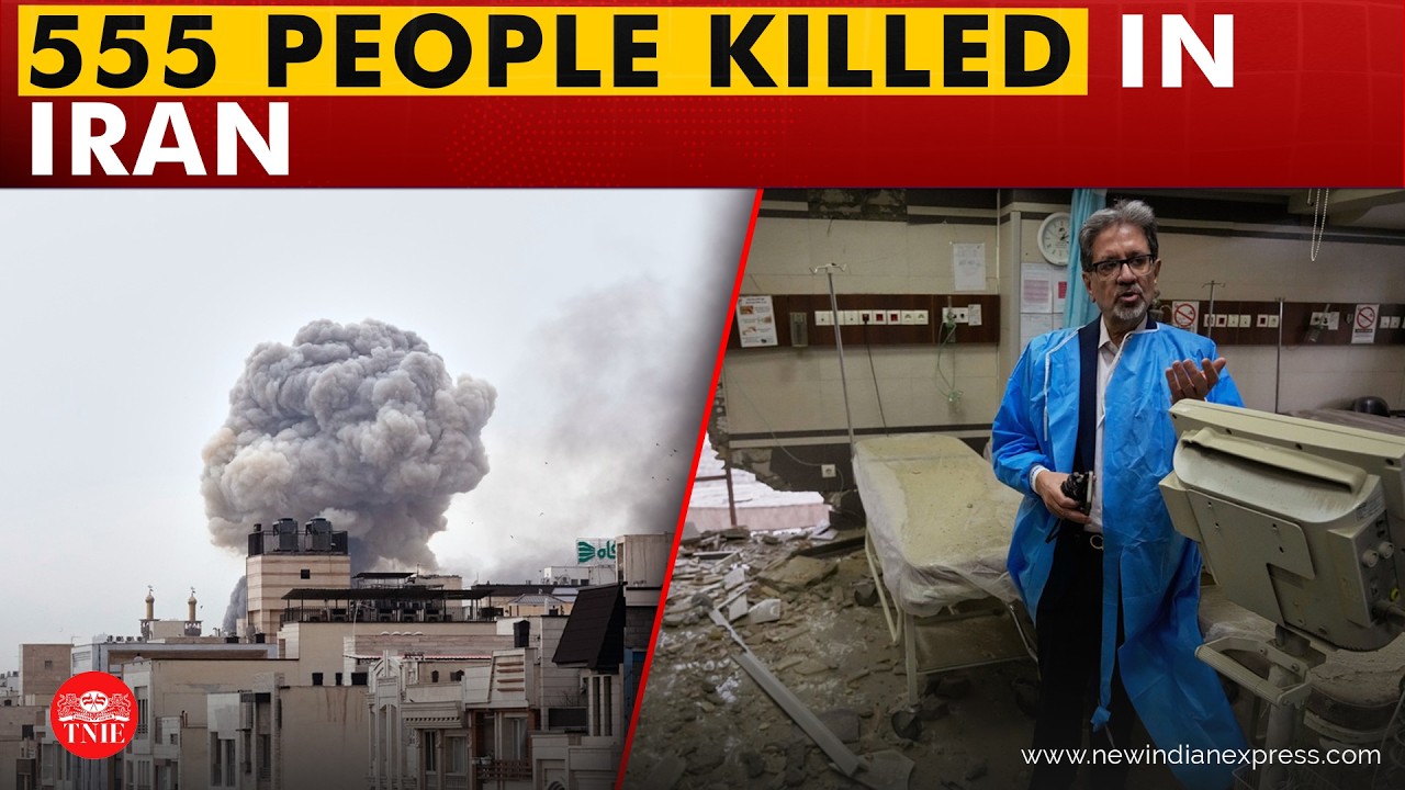 US-Israel strikes kill 555 people in Iran since war began