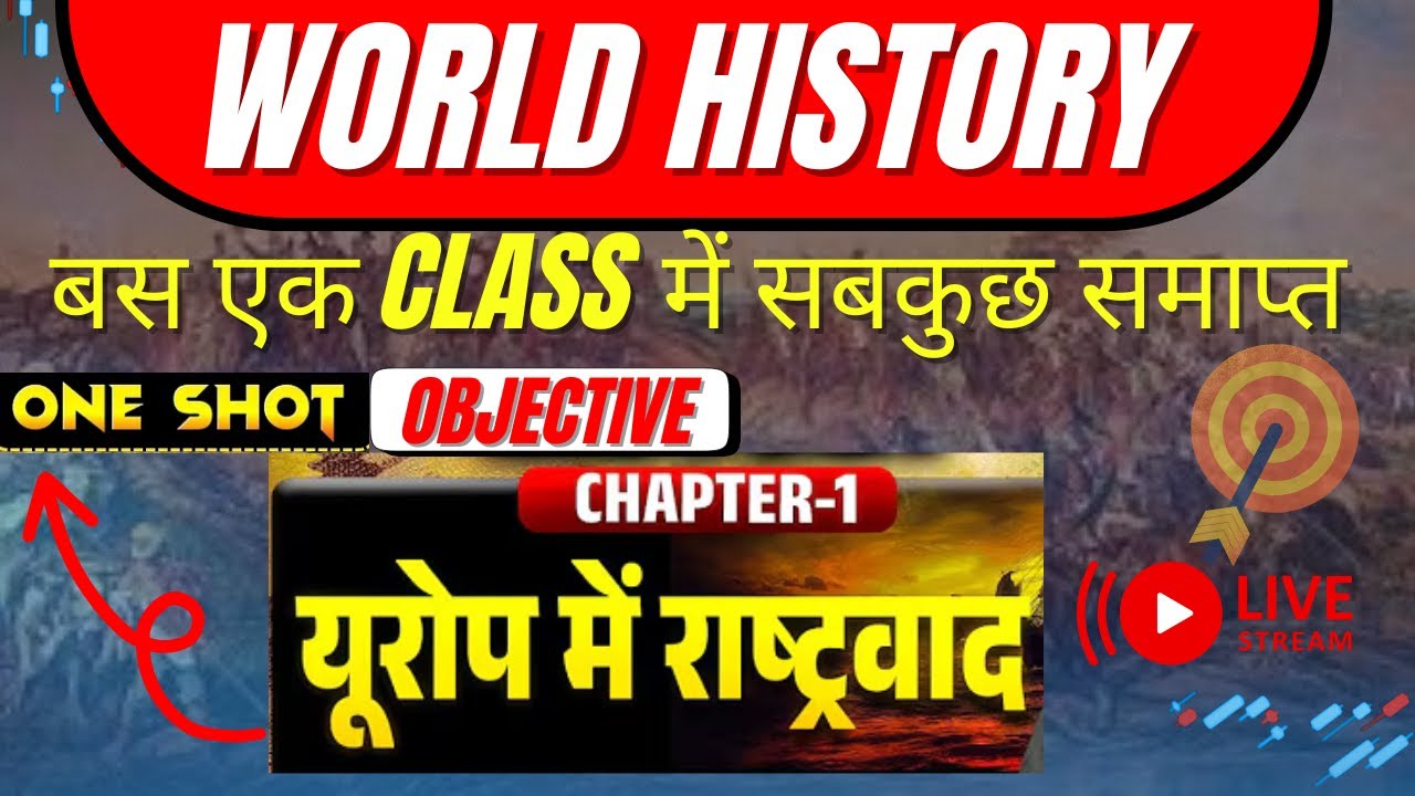World history chapter 1 |यूरोप में राष्ट्रवाद | सामाजिक विज्ञान  objective question with discussion