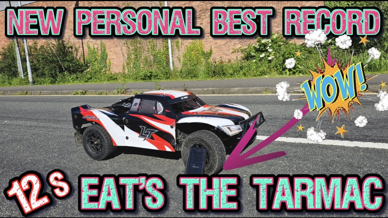 WOW UNLEASHING THE BEAST  ROVAN ELT GPS TARMAC RUN ON 12s !