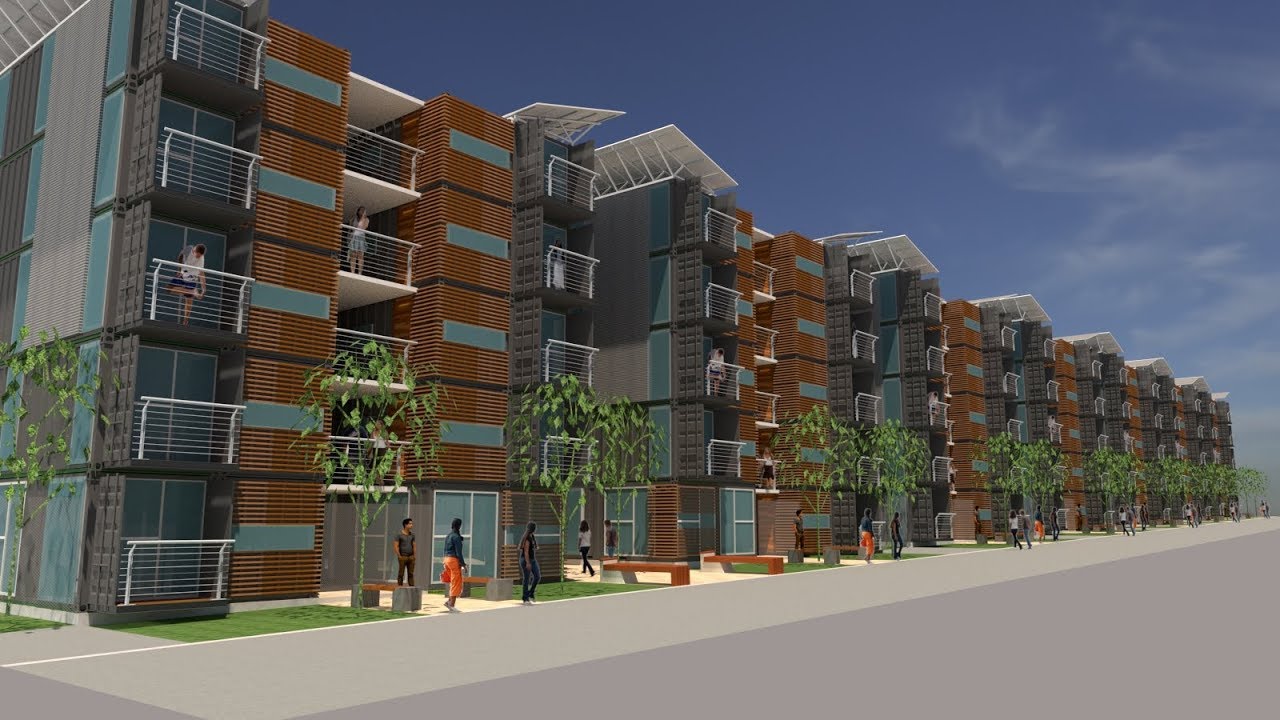 Container Housing Apartment Concept 1