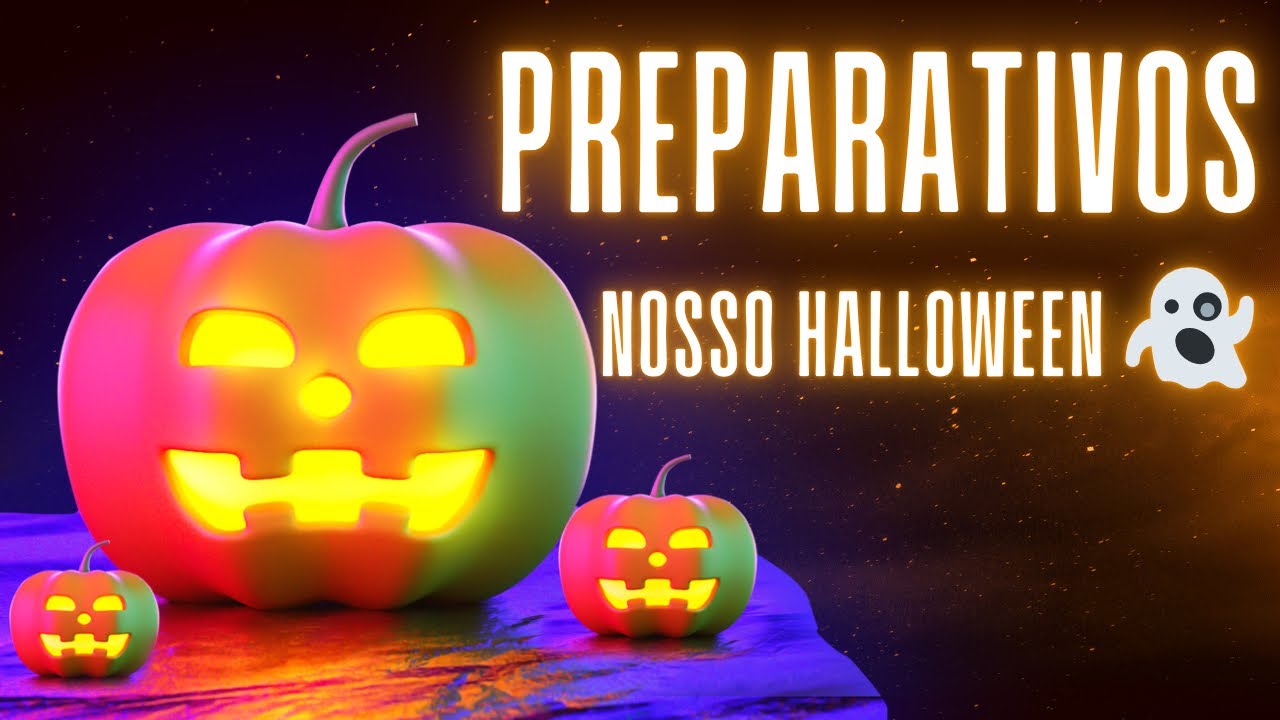 Nossa ideia de decoração para o Halloween.