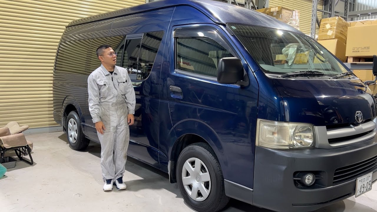 【洗車】超でかくて超きたないハイエース　綺麗になる。【用品取り付け】