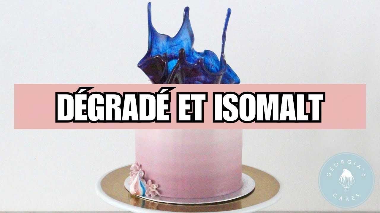 Technique de Buttercream Ombré avec une Voile en Isomalt