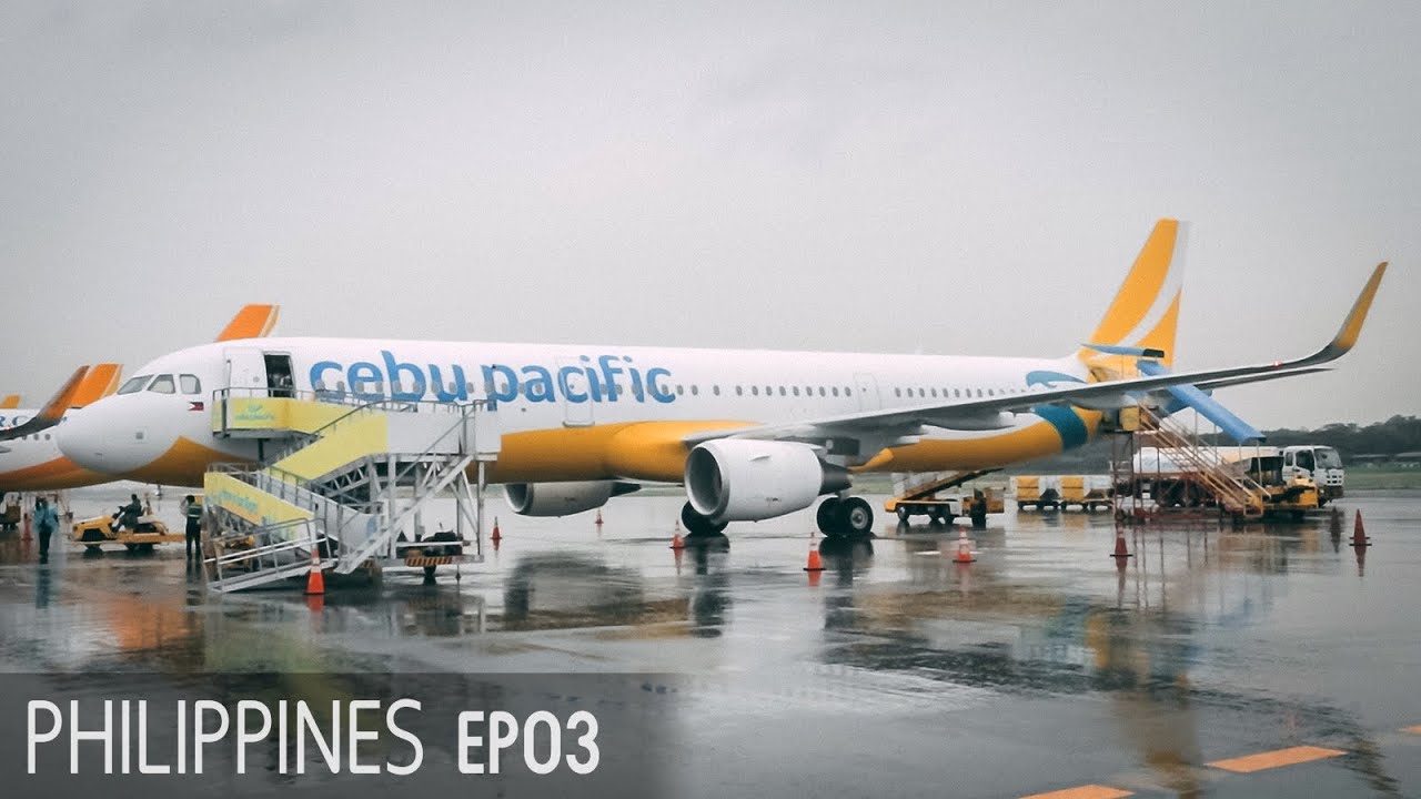 Cebu Pacific Manila to Cebu | Flying in a Typhoon