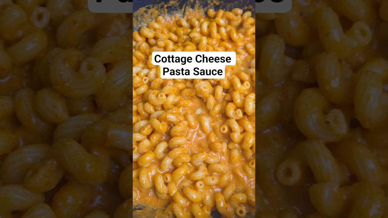 Cottage Cheese Pasta Sauce 🍝 