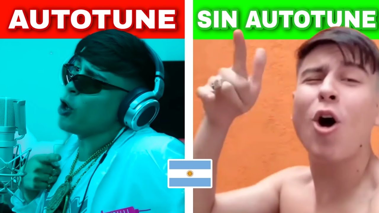 AUTOTUNE vs SIN AUTOTUNE 🔥 Versión Argentina 🇦🇷 #1