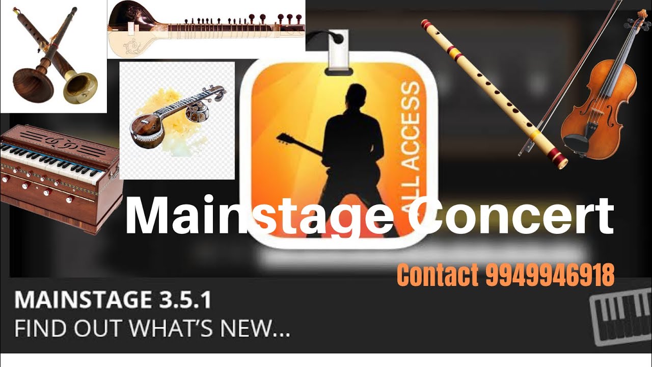 Mainstage | Logic Pro | Concert | Indian Tones | Contact : 9949946918 (Joseph Raj)