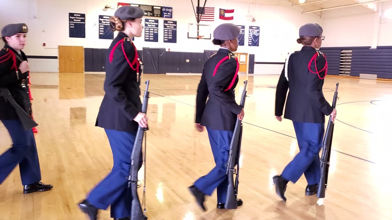 Elbert County GA Female Armed Squad Regulation 2021 State Competition