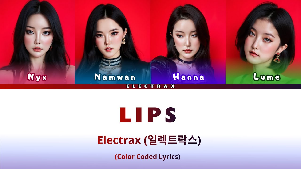 Electrax (일렉트락스) 'Lips' (Color Coded Lyrics)