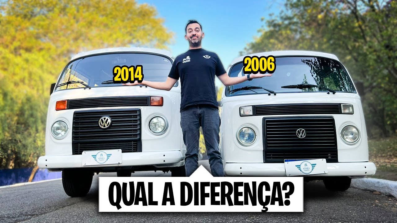 QUAIS DIFERENÇAS ENTRE UMA KOMBI 2006 E UMA 2014??
