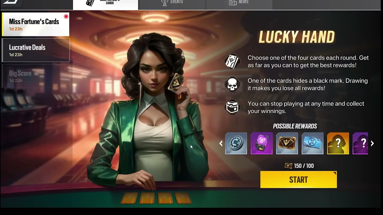 Lust Goddess - Weekly Miss Fortune, how lucky is your hand? x 4