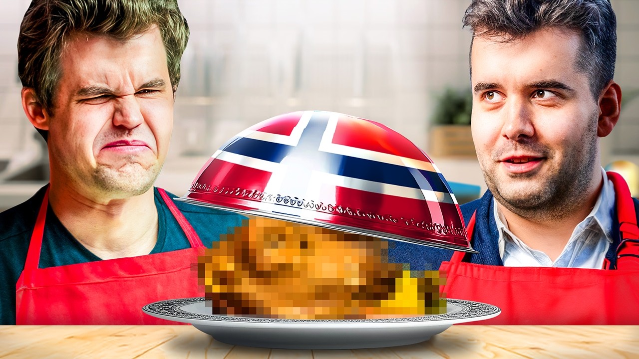 Chess Grandmasters TRY The WEIRDEST Norwegian Christmas Foods!