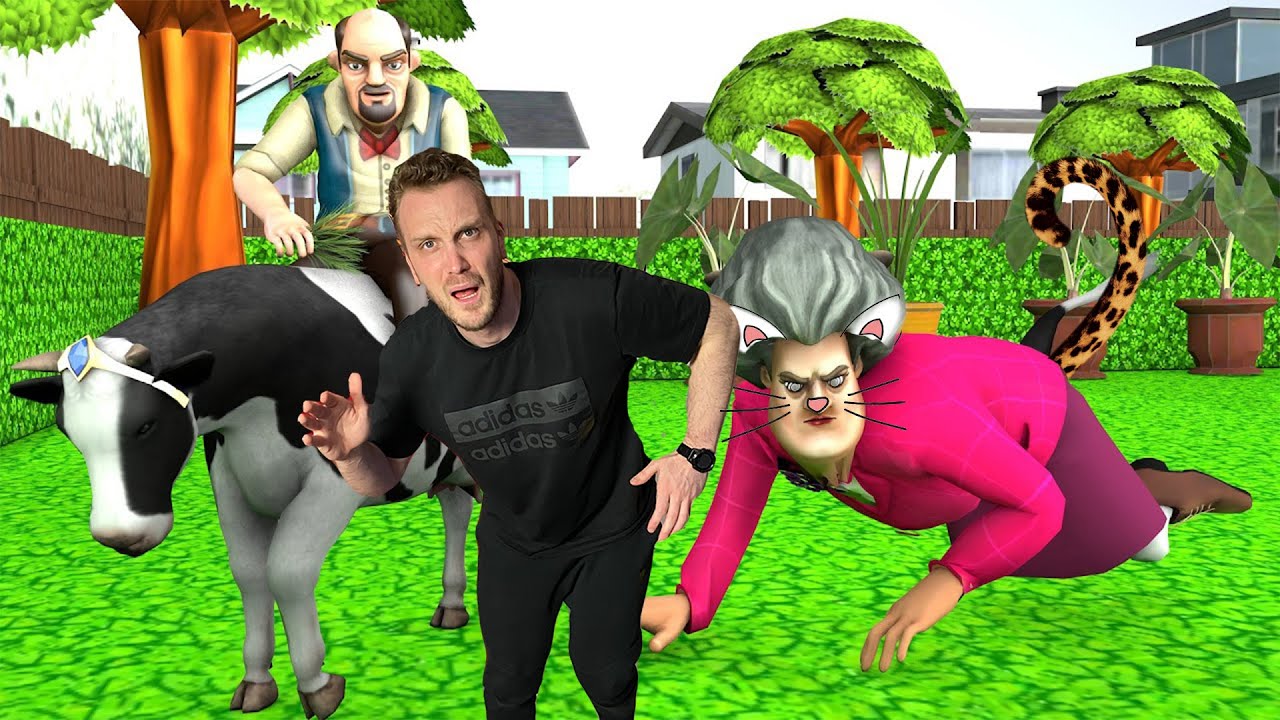PRETVORIO SAM LUDU UČITELJICU U MAČKU! - Scary Teacher 3D