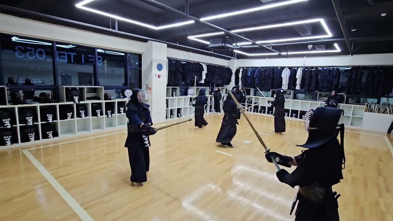 2026. 1. 22  중산검도관 저녁운동