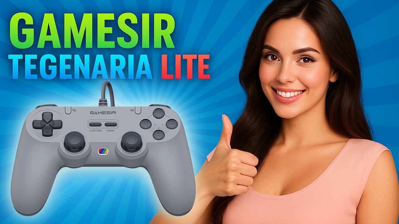 Простой проводной геймпад Gamesir Tegenaria T3 Lite для ПК, Playstation 4 и Nintendo Switch