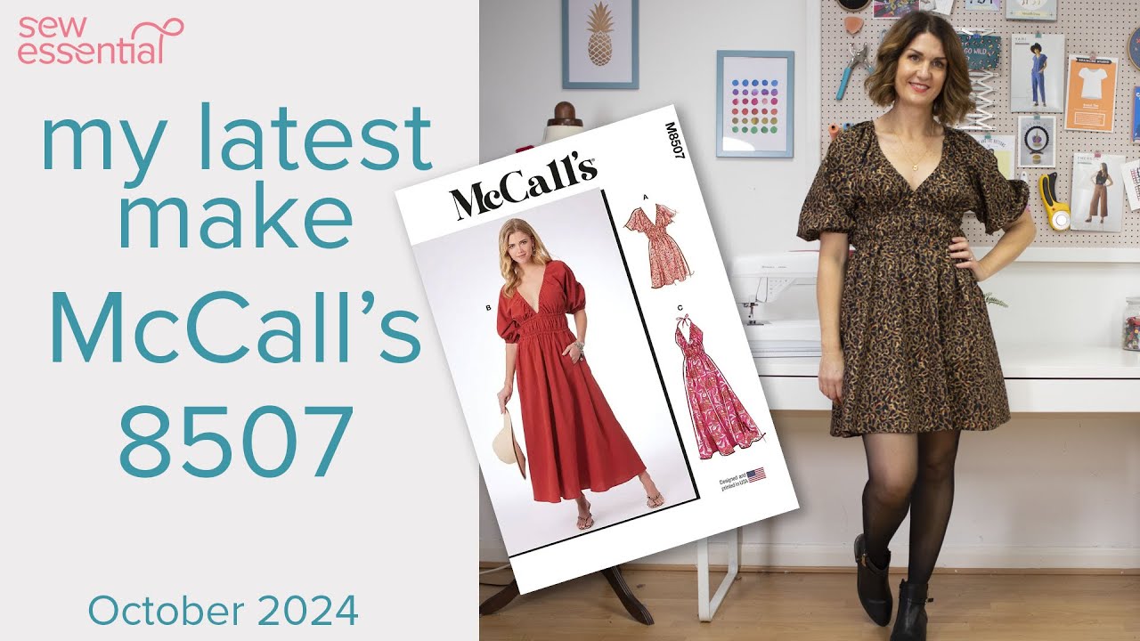 Моя последняя модель — McCall's 8507 — ноябрь 2024 г.