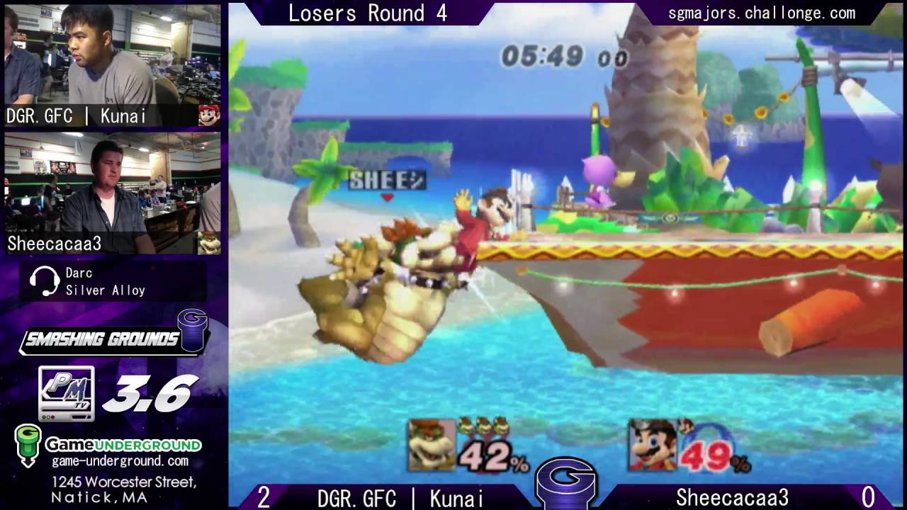 SG Arcadian Top 16: DGR.GFC | Kunai (Mario) vs Sheecacaa3 (Bowser)