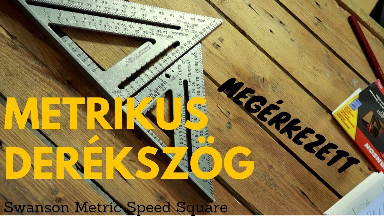 Metrikus derékszög - Swanson METRIC Speed Square