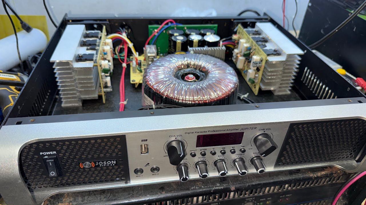 JOSON Jupiter amplifier nasira dahil sa bridge mode sira LAHAT mga transistor paanu ayusin