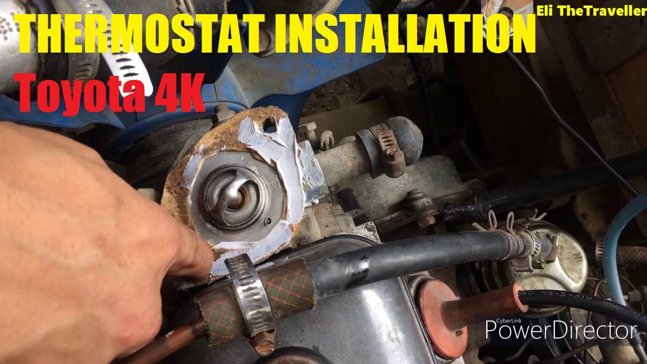 PAANO MAGLAGAY NG THERMOSTAT Toyota 4K Engine | THERMOSTAT INSTALLATION