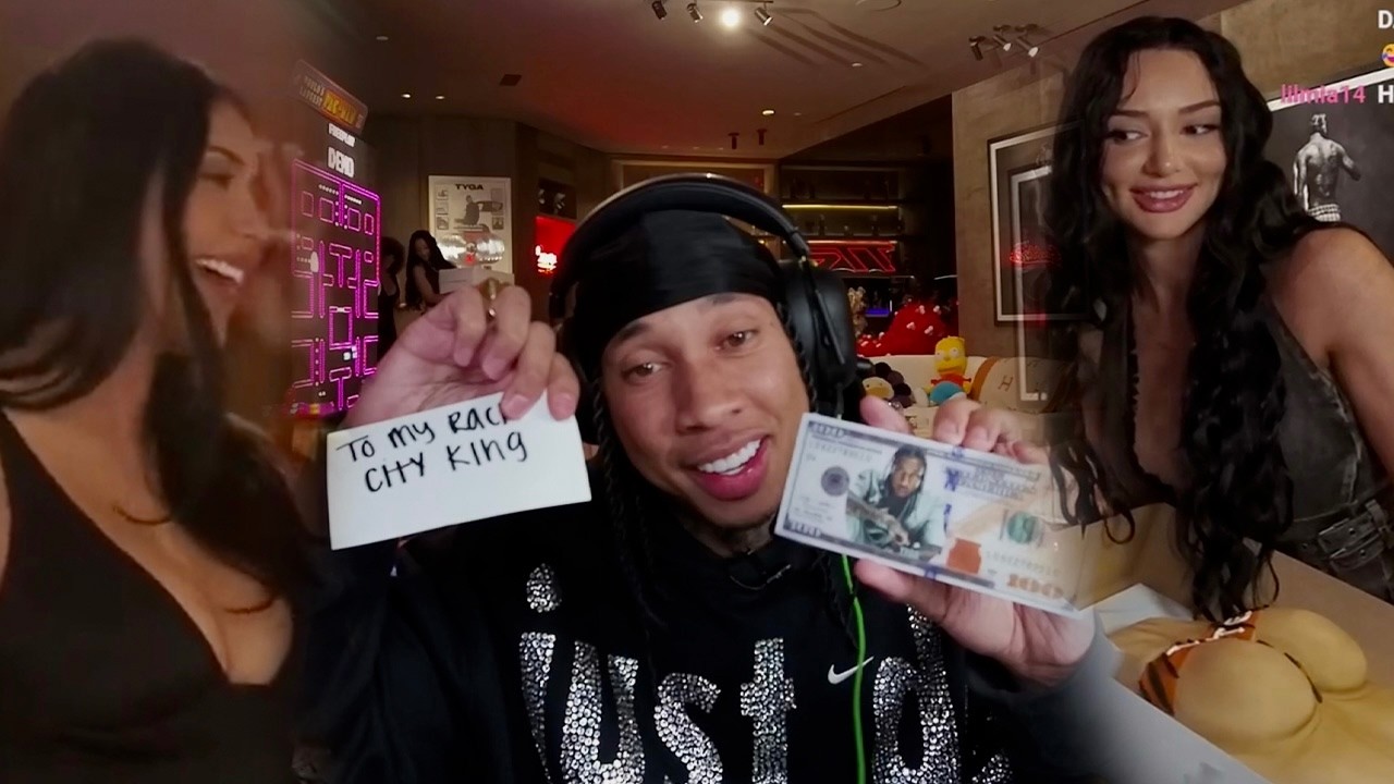 Tyga unboxes WILD Fan Mail