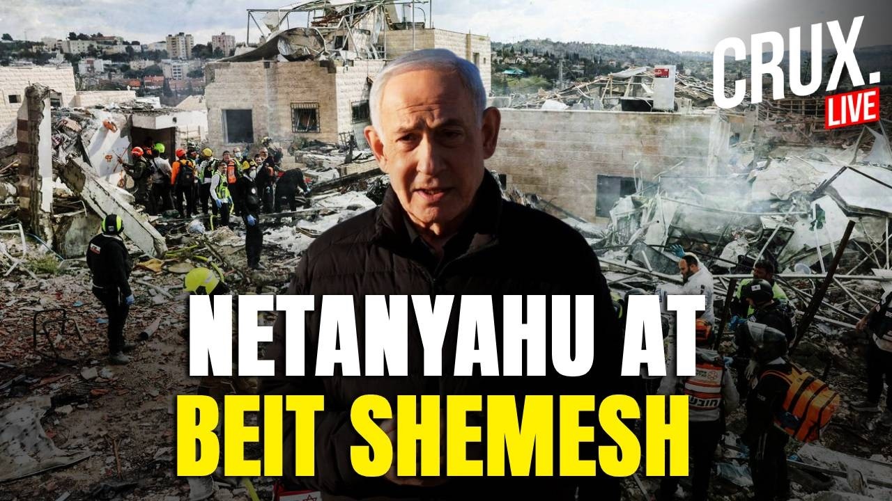 LIVE | Netanyahu Visits Beit Shemesh A Day After Deadly Iranian Strike Killed 9 Israelis | Khamenei