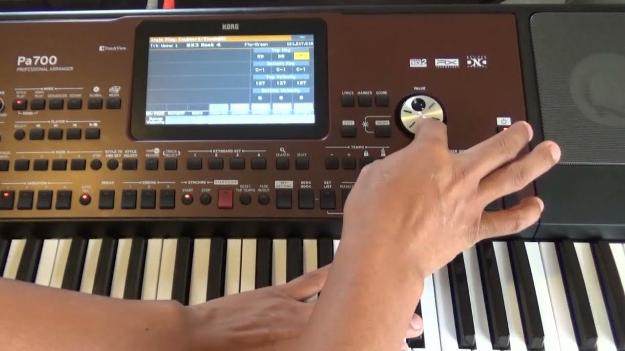 COMO DIVIDIR UN KORG PA 700, PA 1000, PA 3X, PA 4X