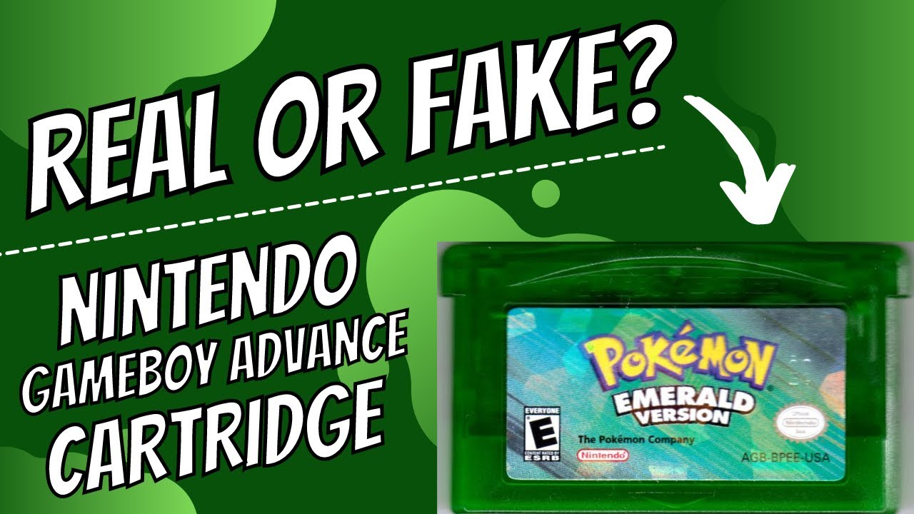 HOW TO SPOT A FAKE GAMEBOY ADVANCE CARTRIDGE