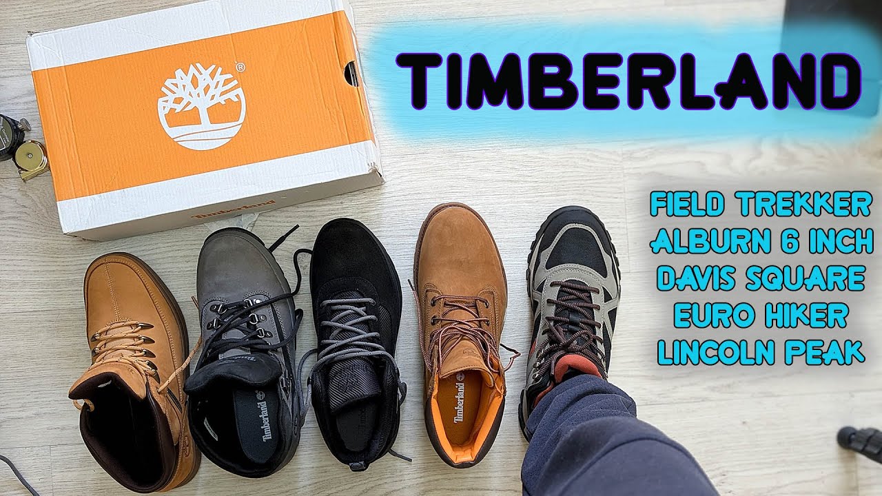 Обзор ботинок Timberland Alburn, Lincoln, Field Trekker, Davis Square, Euro Hiker