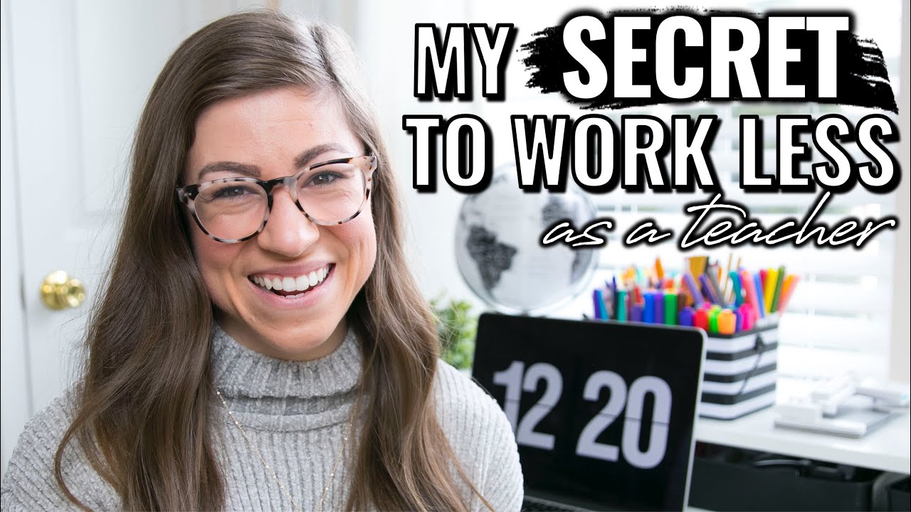 5 Habits That Allow Me to Work ONLY Contract Hours as a Teacher