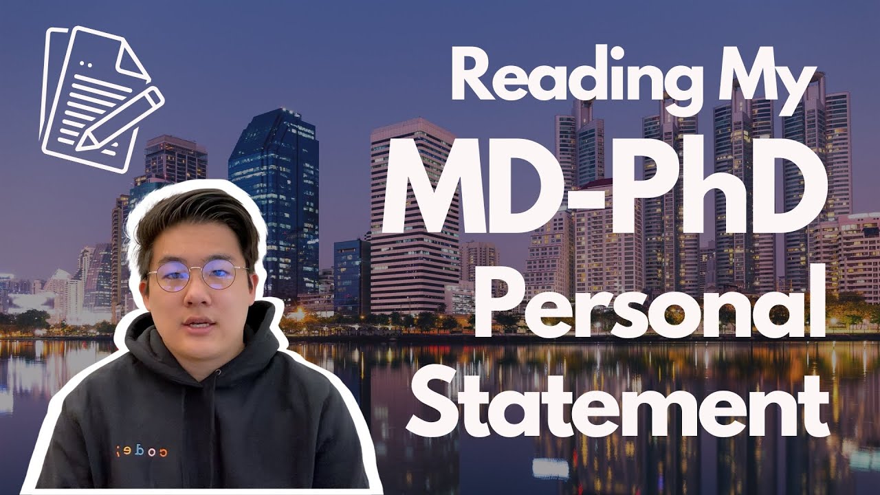 The personal statement that got me accepted into 9 MD-PhD programs | TIPS + ADVICE