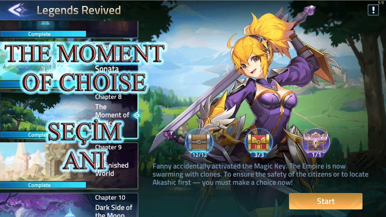 Akashic Kalıntıları: Efsanelerin Dirilişi 8 - Seçim Anı - Mobile Legends: Adventure