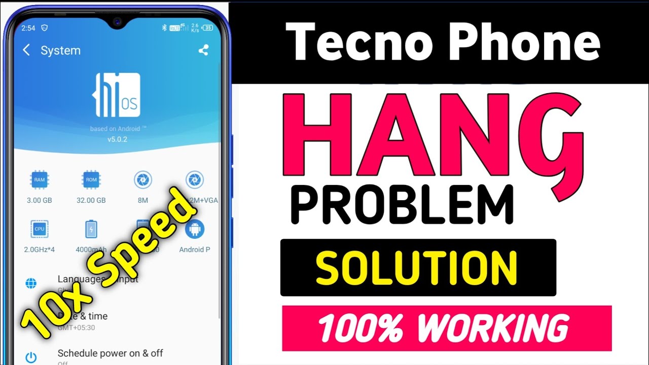 Tecno Phone Hang Problem | Tecno Spark 5 Hang Problem Solution | 100% Working