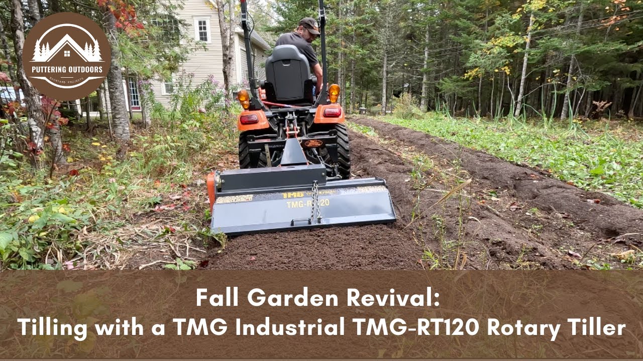 Fall Garden Revival: Tilling with a TMG Industrial TMG-RT120 Rotary Tiller
