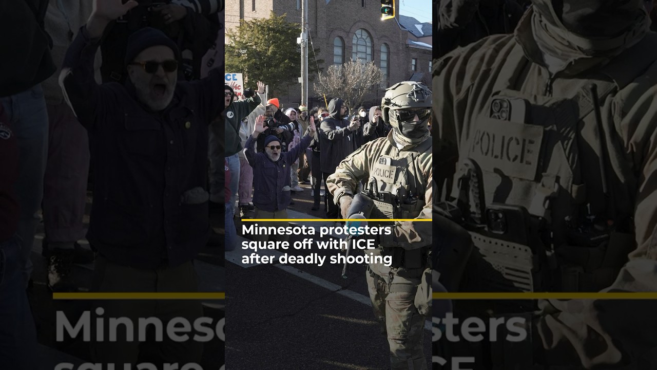 Minnesota protesters square off with ICE after deadly shooting | 