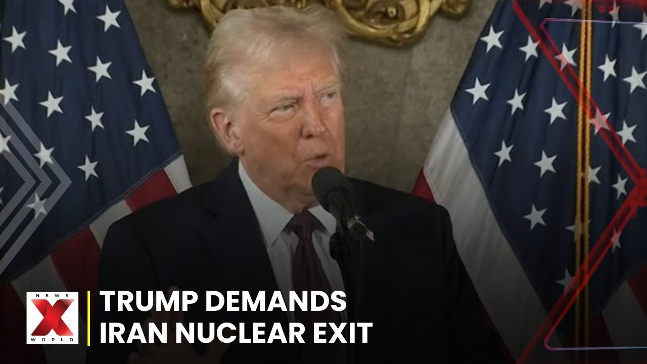 Trump Demands Iran To Abandon Nuclear Weapons Entirely | NewsX World