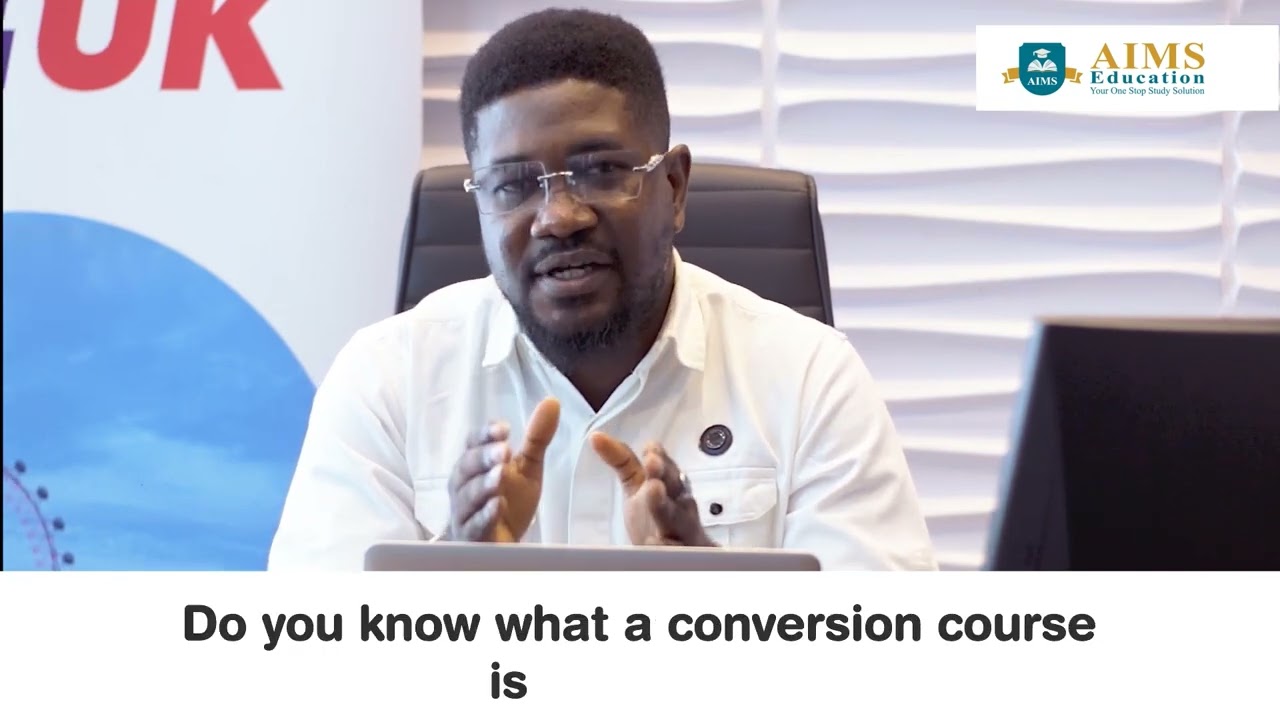 What is a conversion course in the UK?